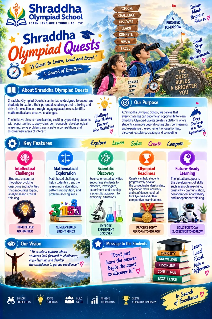SOQ — Shraddha Olympiad Quests | A Quest to Learn, Lead and Excel