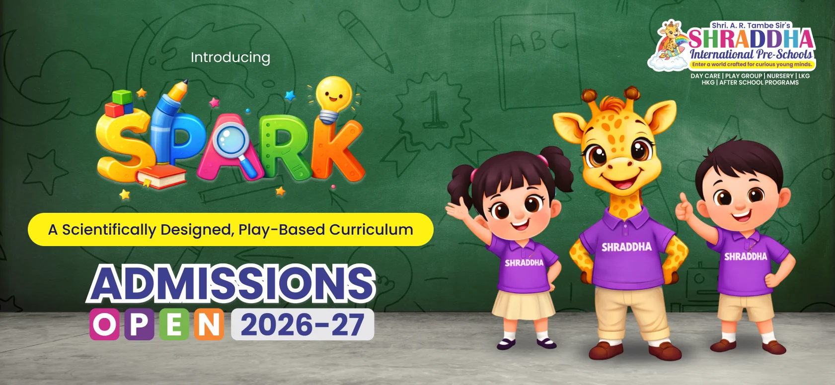 SPARK — admissions open 2026–27